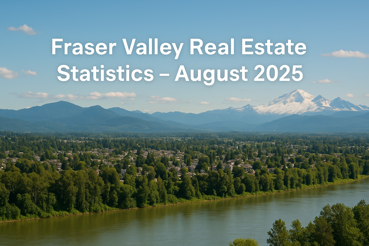 Fraser Valley Real Estate Statistics - August 2025